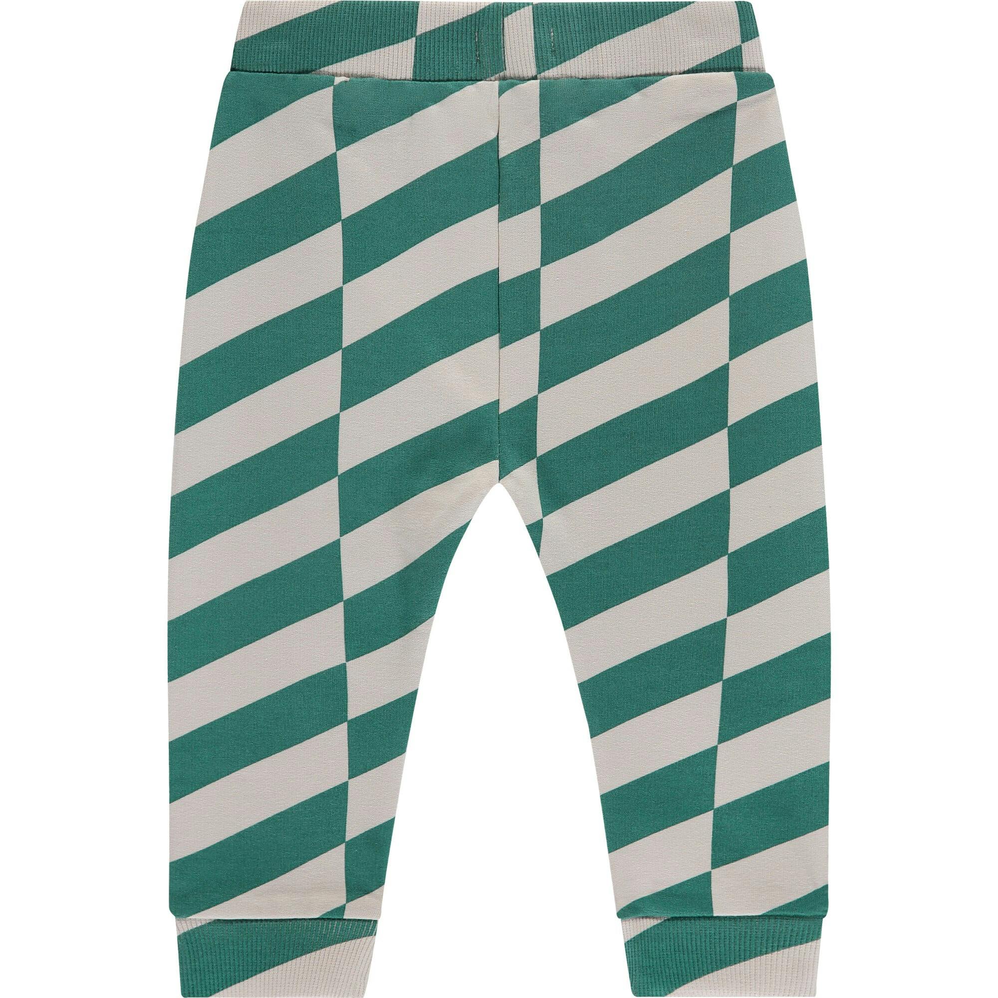Asymmetrical Print Sweatpants