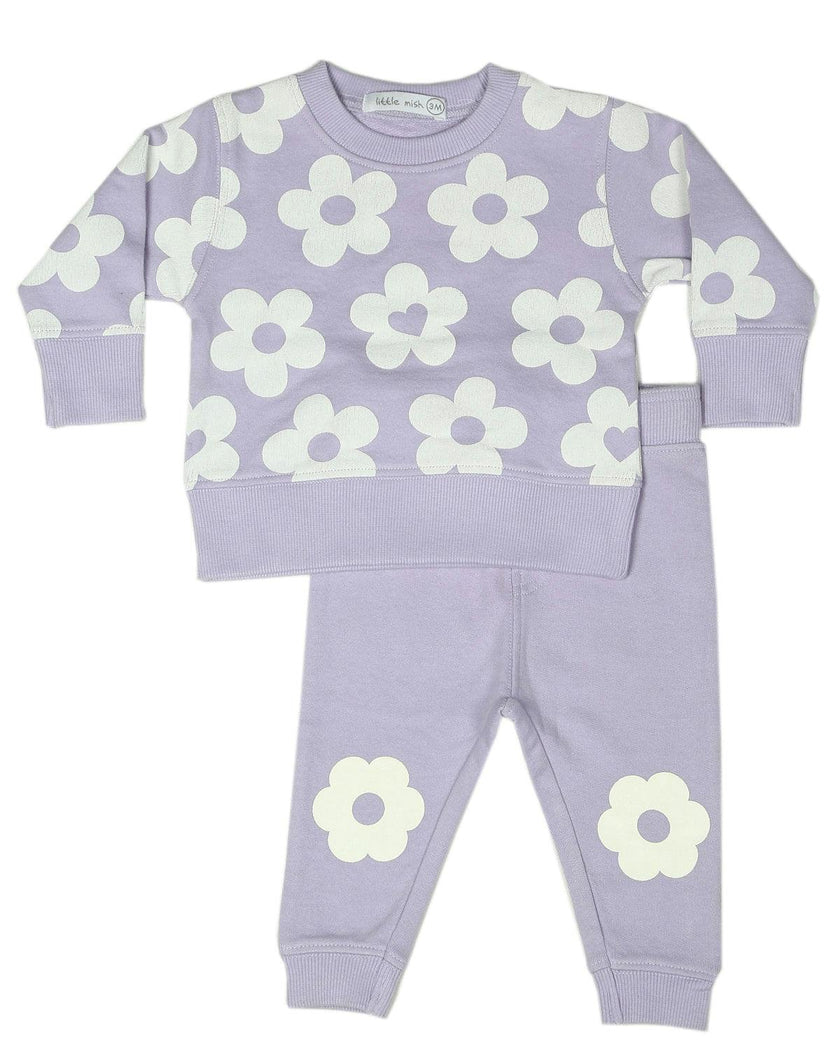 Baby All-Over Daisy Set - Lilac