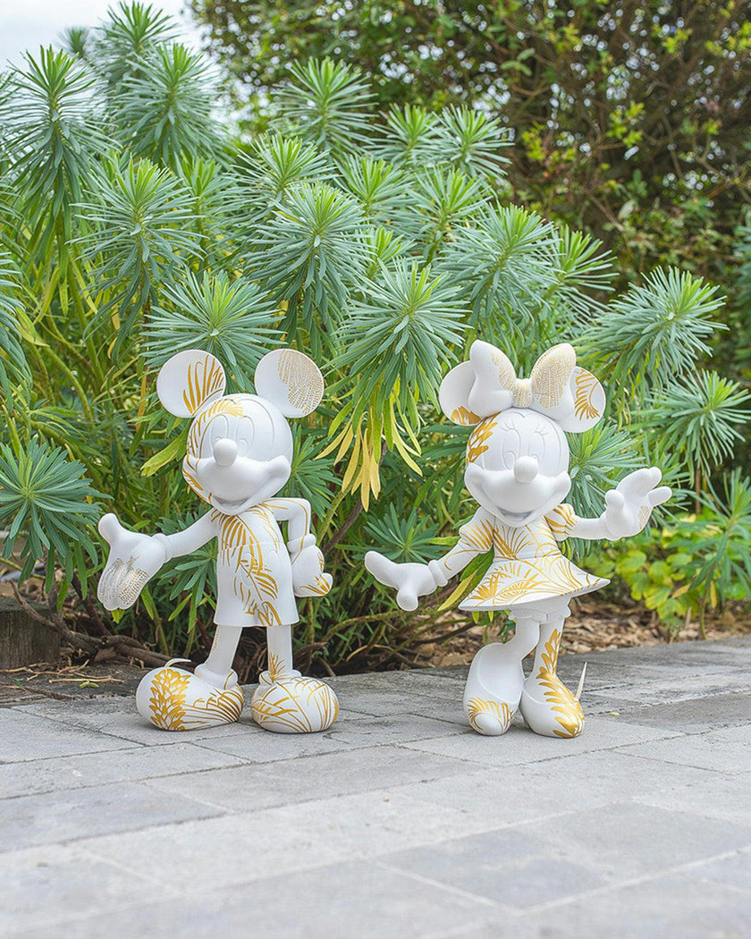 Minnie STAR STYLE White & Gold 12in