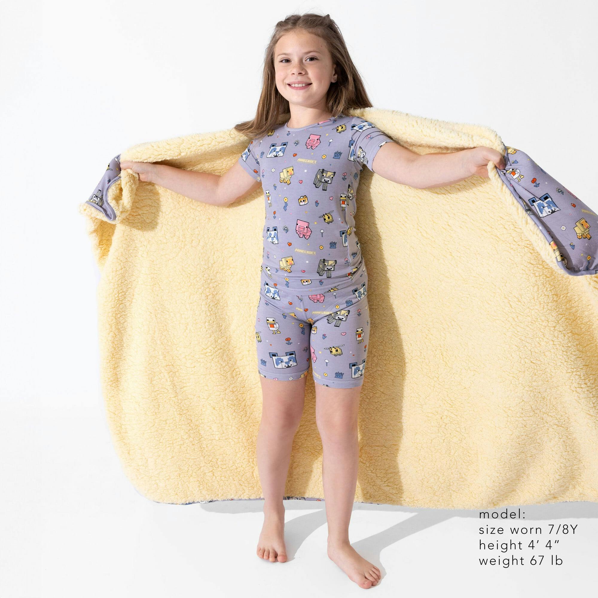 Minecraft Pixel Pals Kids Pajama Short Set