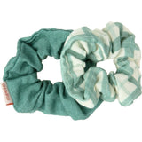 Hair Scrunchies  Set of 2 | Organic Cotton | Lille Cottage Club