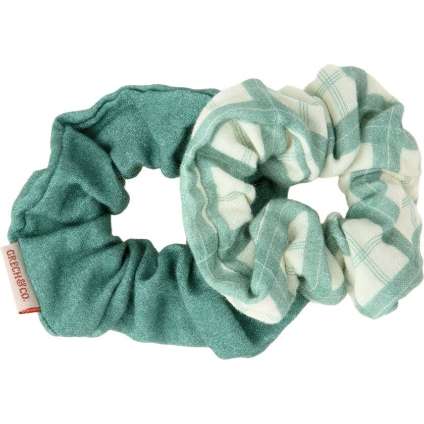 Hair Scrunchies  Set of 2 | Organic Cotton | Lille Cottage Club