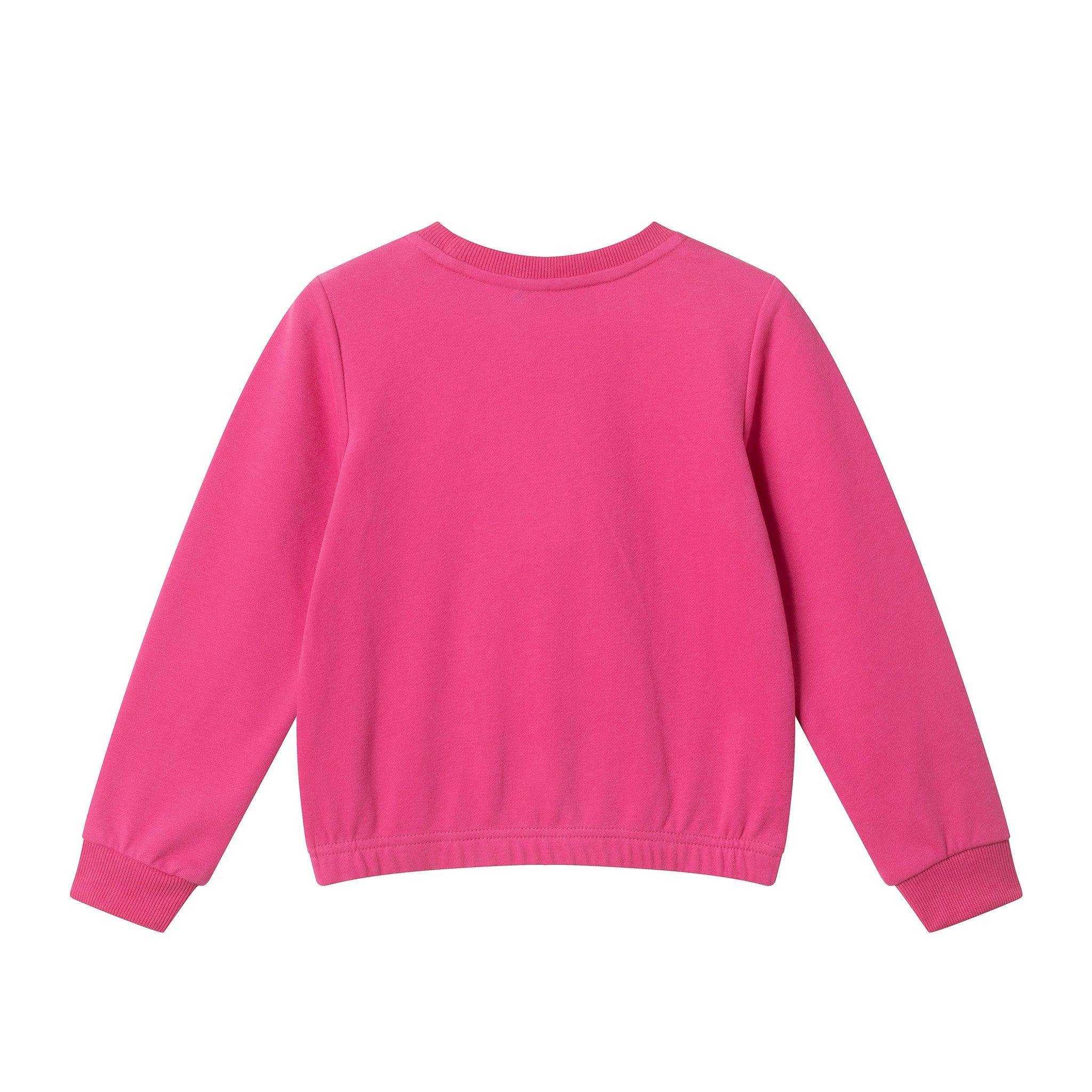 Girls Sequin Graphic Sweatshirt | Pink Poodle