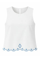 Sam Luca Tile Sleeveless Tank