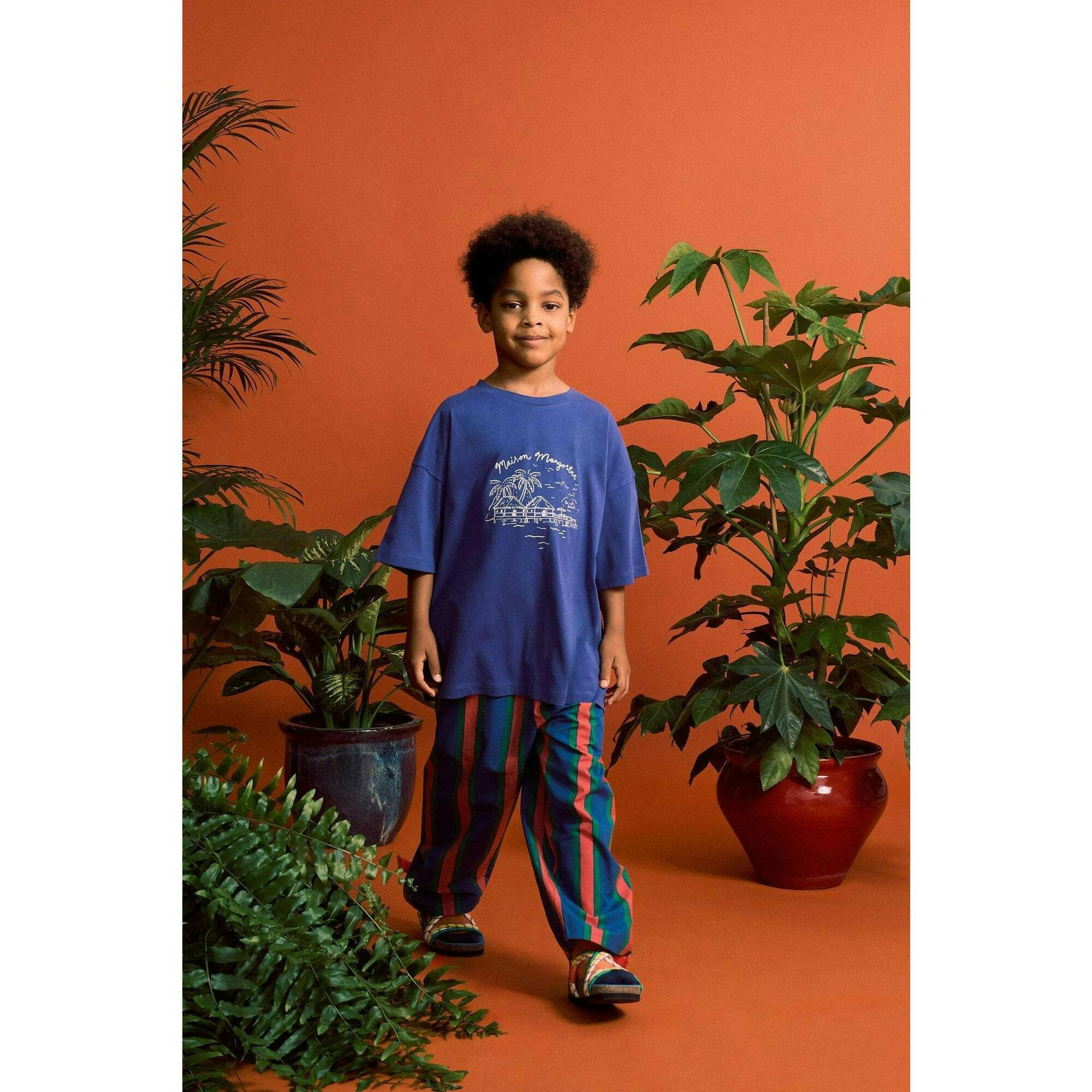 LEISURELY T-SHIRT BLUE