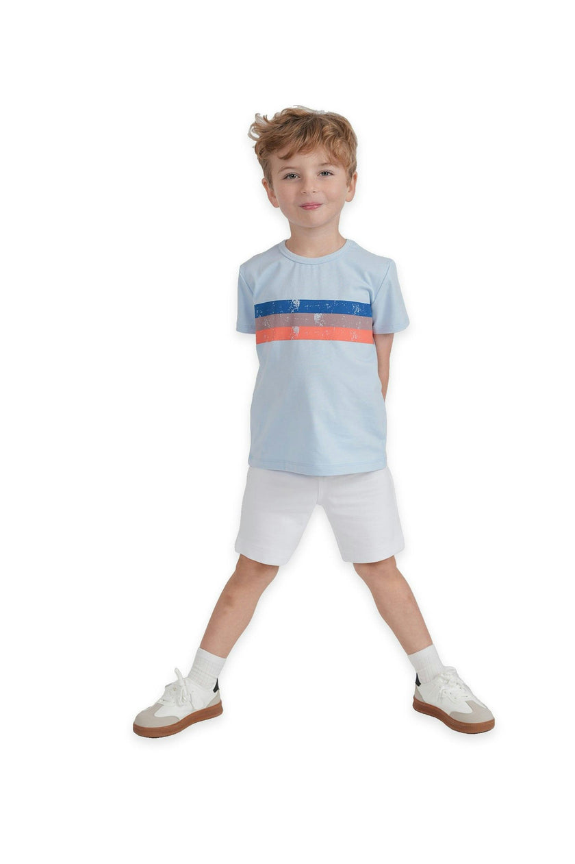 Multi Color Stripe Tshirt