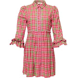 Bowie Dress in Rosewood Tartan