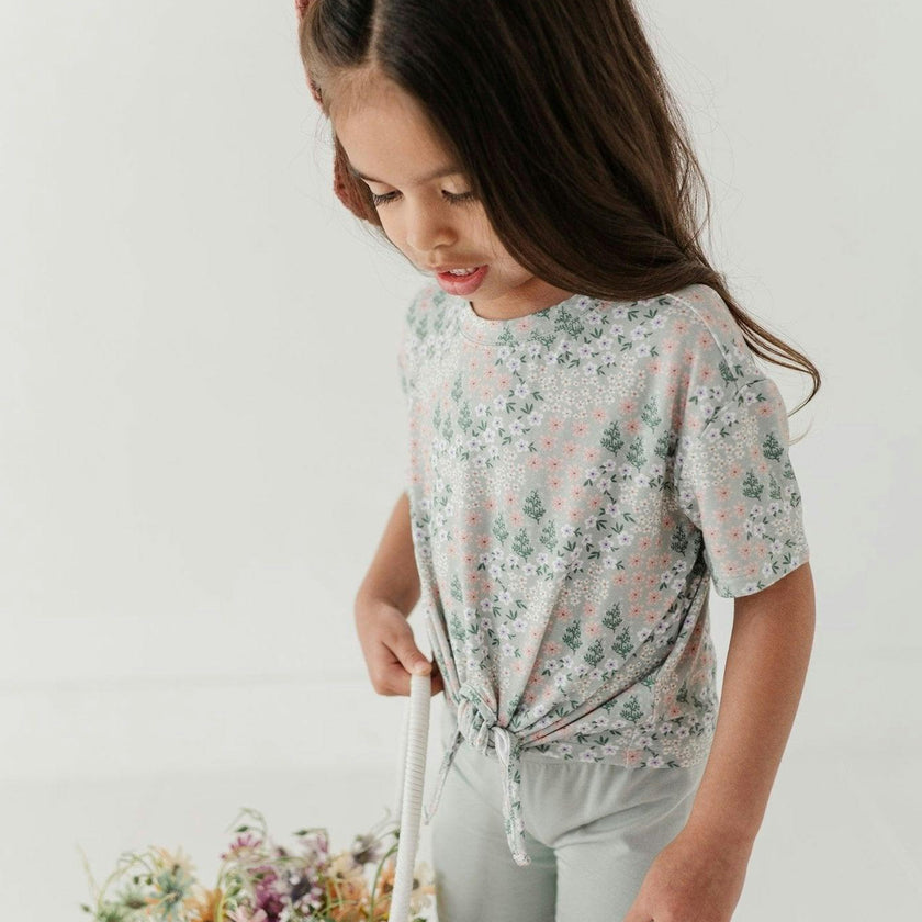 Girl's Tie Front Shirt