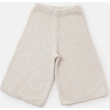 Baby Girls Fuzzy Wide Leg Relaxed Fit Pants