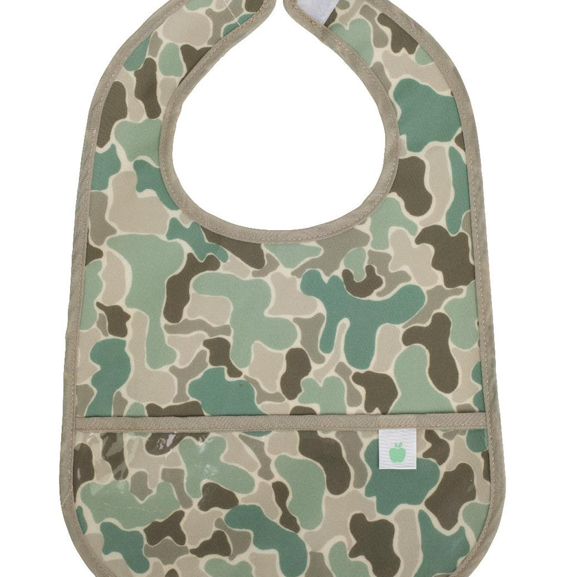 The Wipe It Bib in Camo