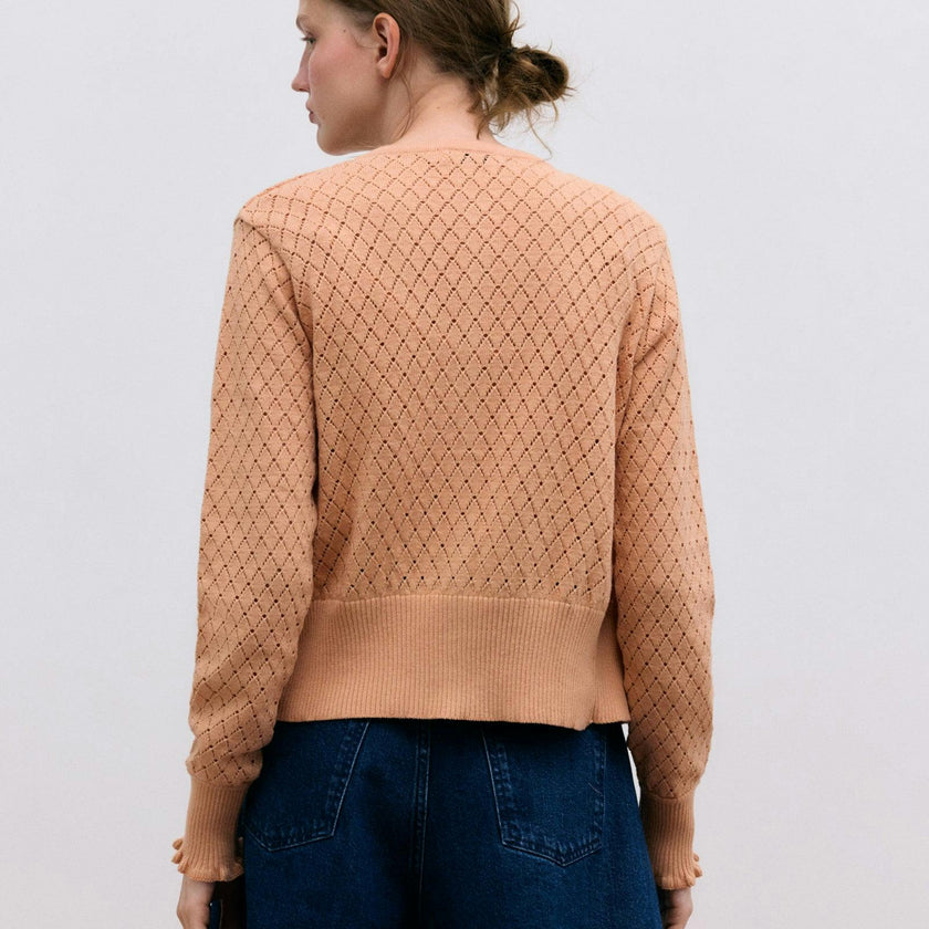 Lirio Woman Cardigan Peach Nougat