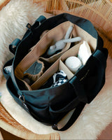 T+M Canvas Pocket Tote Black