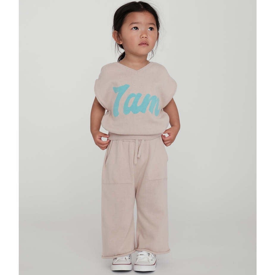 Baby My Boxy Cotton Rolled Edge Relaxed Fit Pants