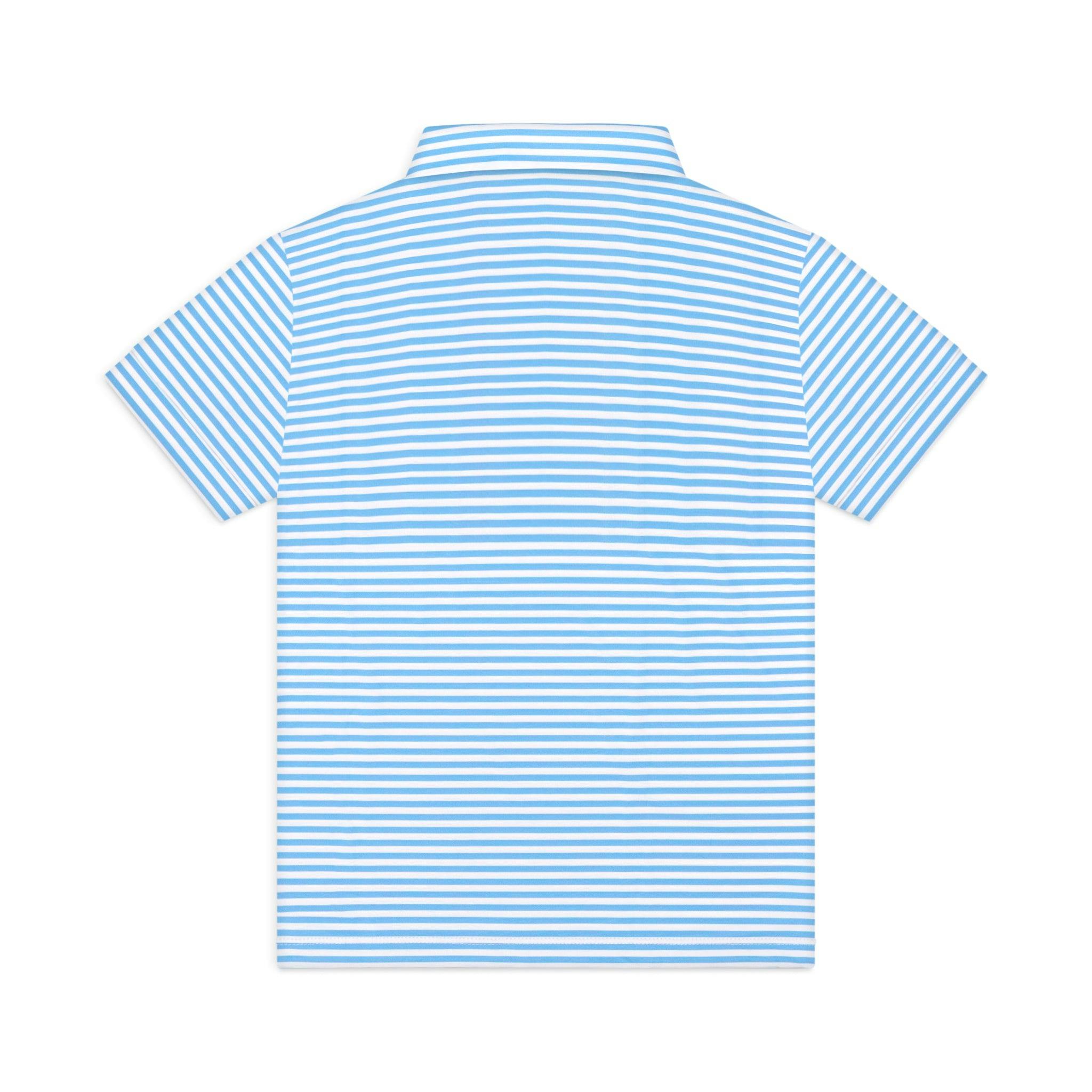 Match Point Polo in Brighton Blue Stripe