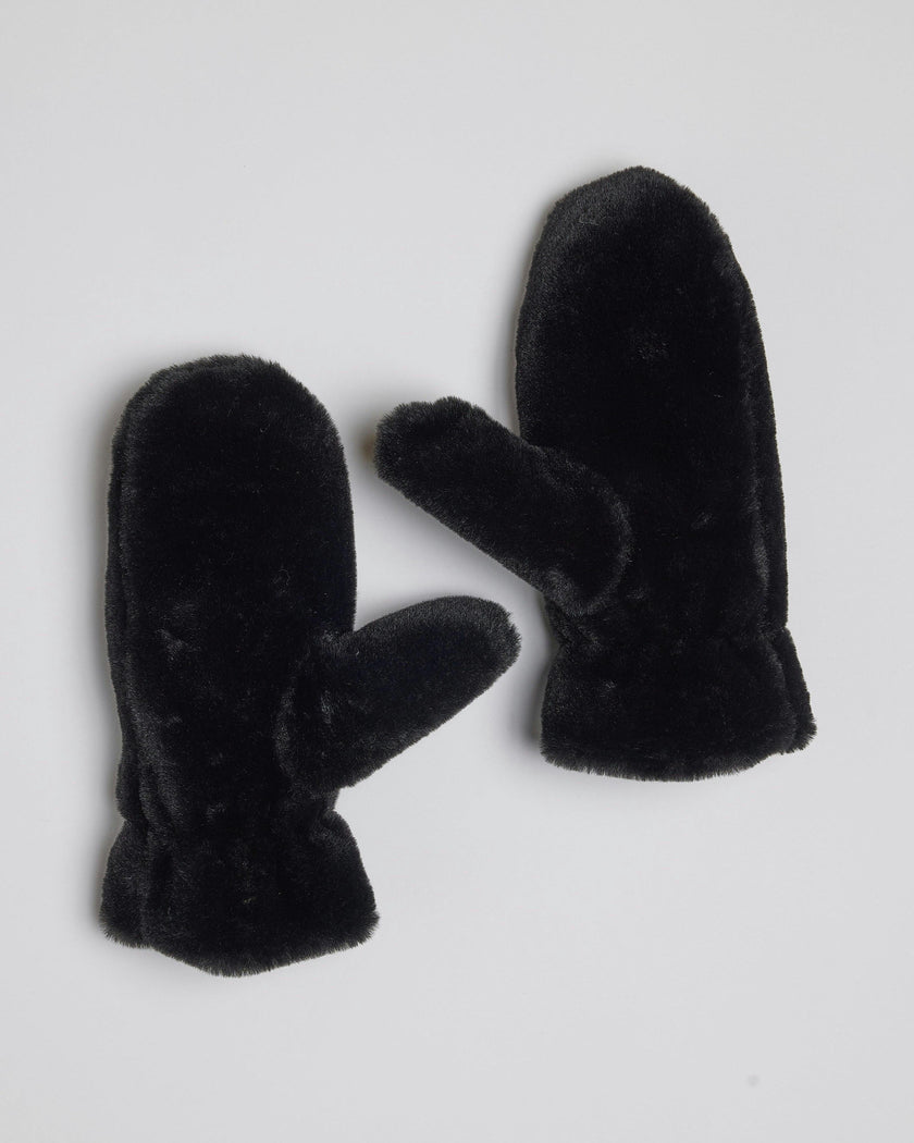 Faux Fur Mitten