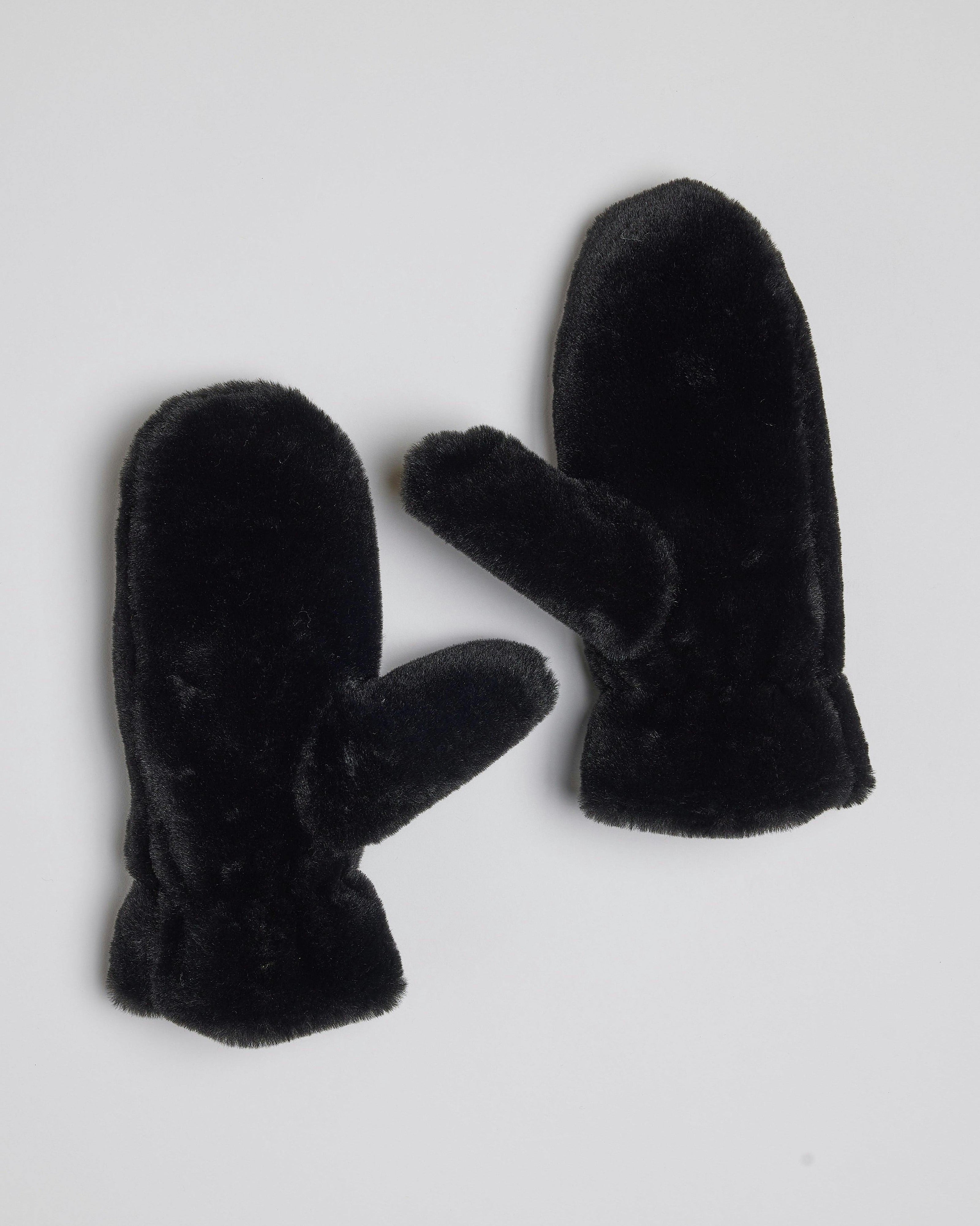 Faux Fur Mitten
