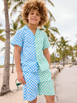 Checkered Summer Boys Set