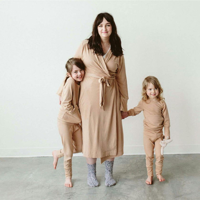 WOMENS ROBE | SANDSTONE