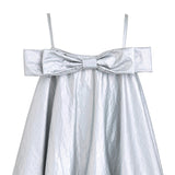 Silver Celestelle Bow Party Dress