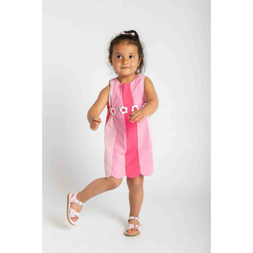 Poplin Panel Dress