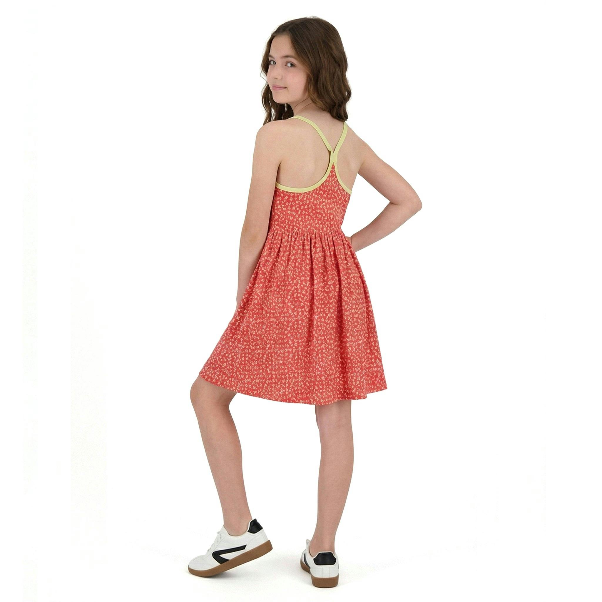 Tween Girls Knit Skort Dress | Floral Print