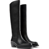 Women's Bonnie Leather Boots, Black