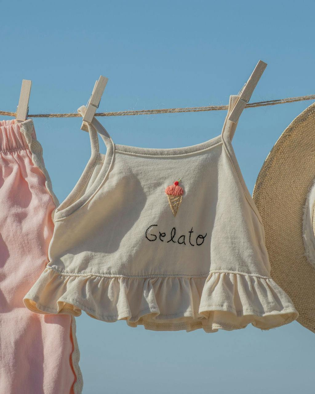 Wide-Leg Pant Set in Gelato