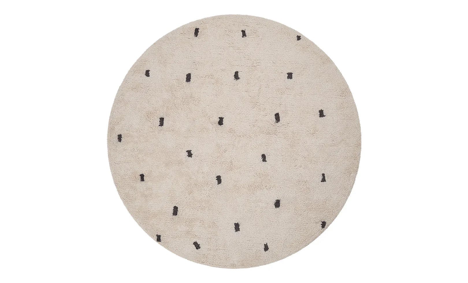 Dotted Washable Organic Cotton Rug