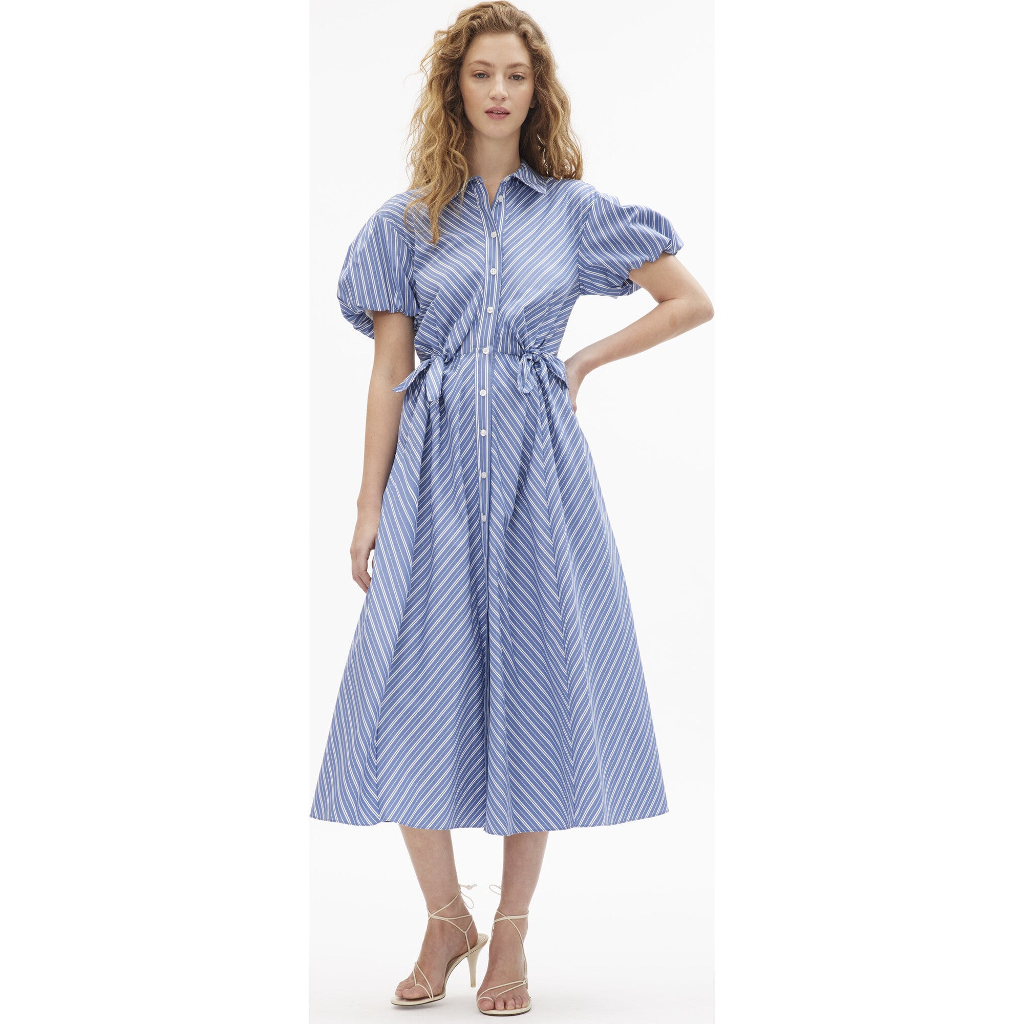 Elza Dress, Stripes