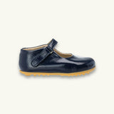 Toddler Bare Mary Jane | Blue Leather