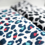 Animal Print Muslin Burp Cloths