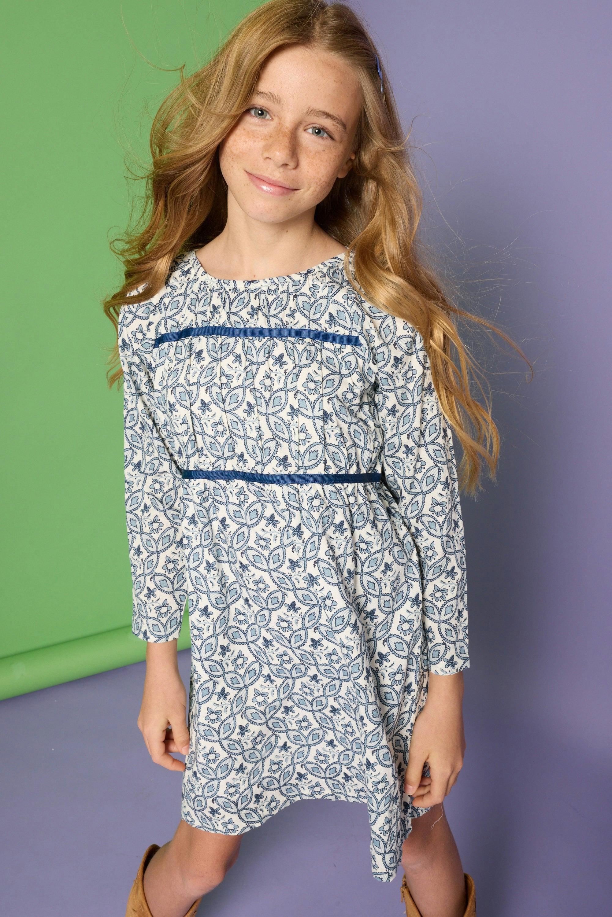Jessica Dress - Islington Indigo