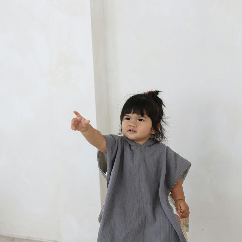 Reversible Hooded Poncho