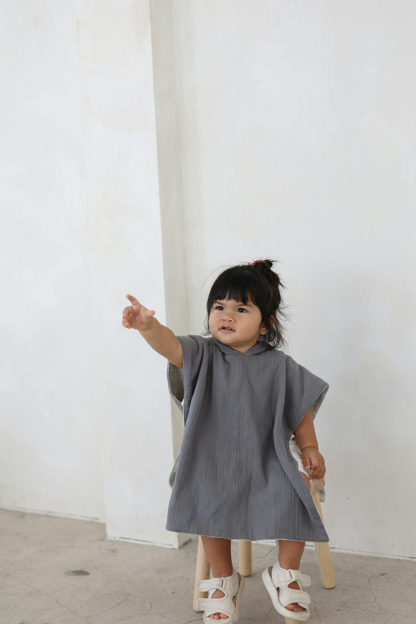 Reversible Hooded Poncho