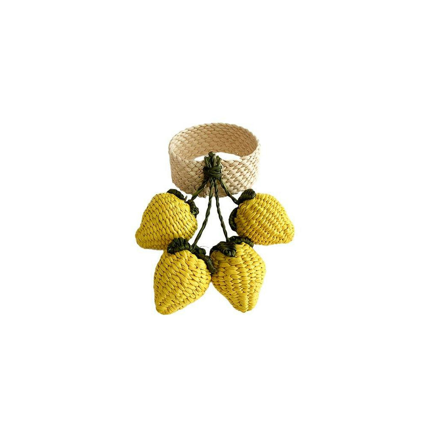 Set of 4 Limone Napkin Rings
