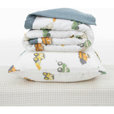 Cotton Muslin Toddler Bedding 3 Piece Set - Blast Off