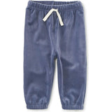 Easy Fit Velour Baby Joggers, Blue