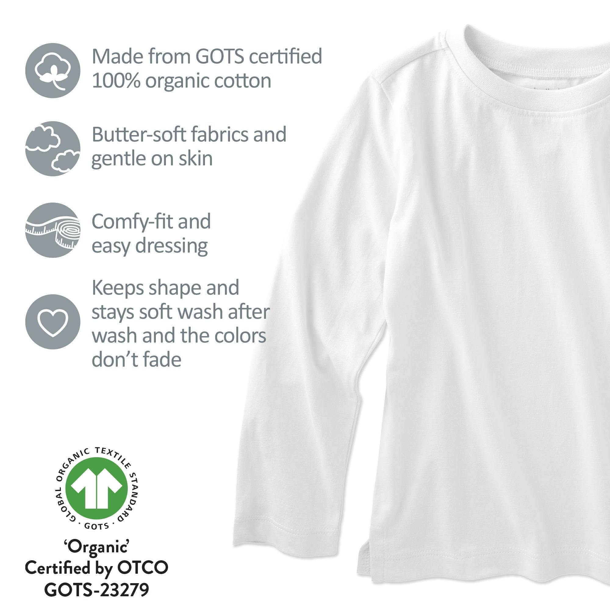 LONDON 5-Pack Toddler Long Sleeve T-Shirts