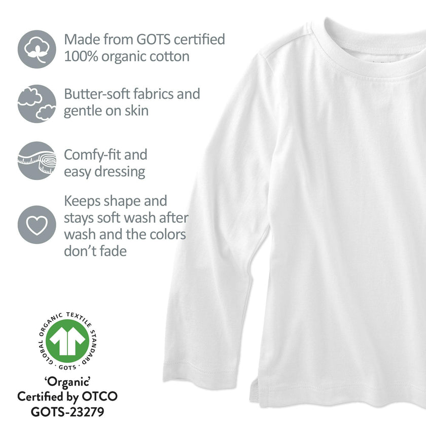 LONDON 5-Pack Toddler Long Sleeve T-Shirts