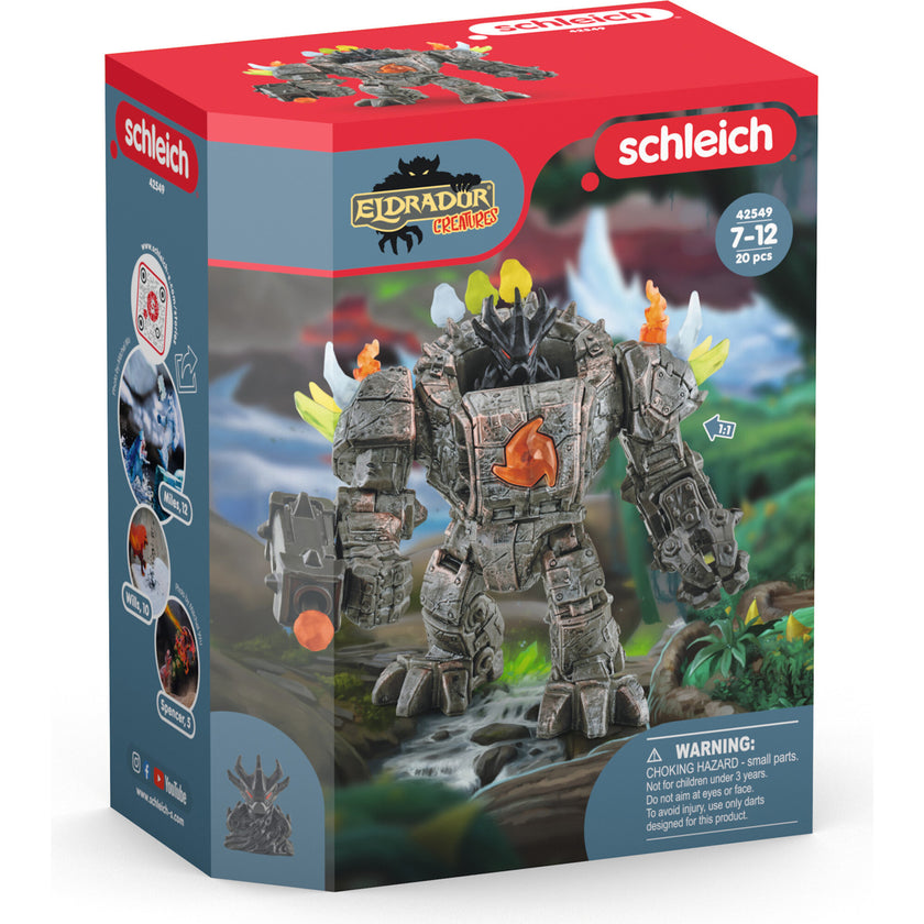 Schleich Eldrador Creatures: Master Robot With Mini Creature - 20 Piece Playset