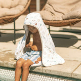 Toddler Hooded Towel - Animal Crowd