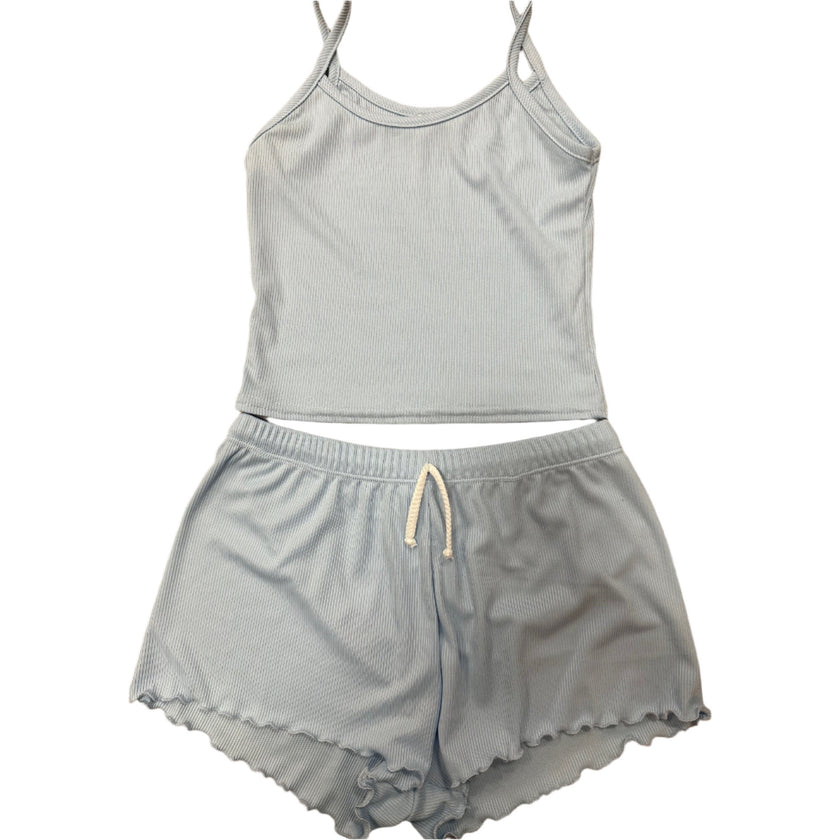 Suzie Top And Shorts Set, Blue