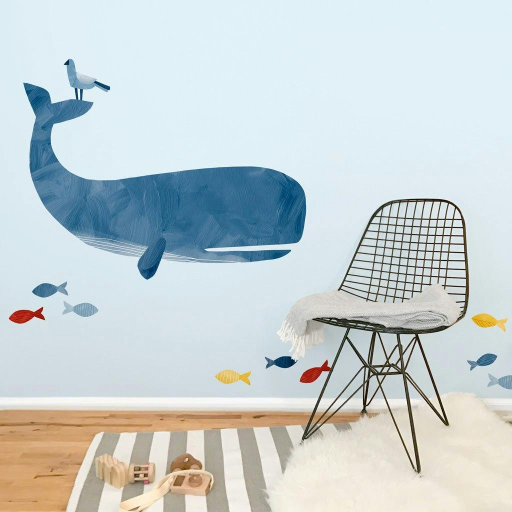 Westcott The Whale • Peel-and-Stick Wall Decals