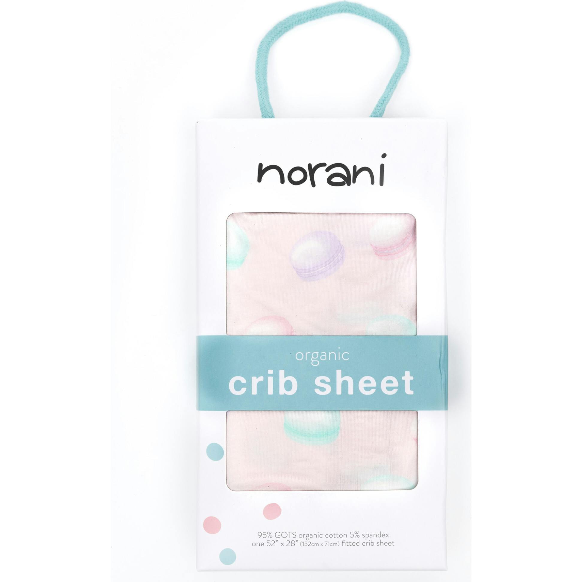 Organic Print Crib Sheet