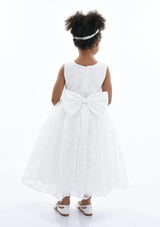 White Rossemere Lace Embroidered Tulle Dress