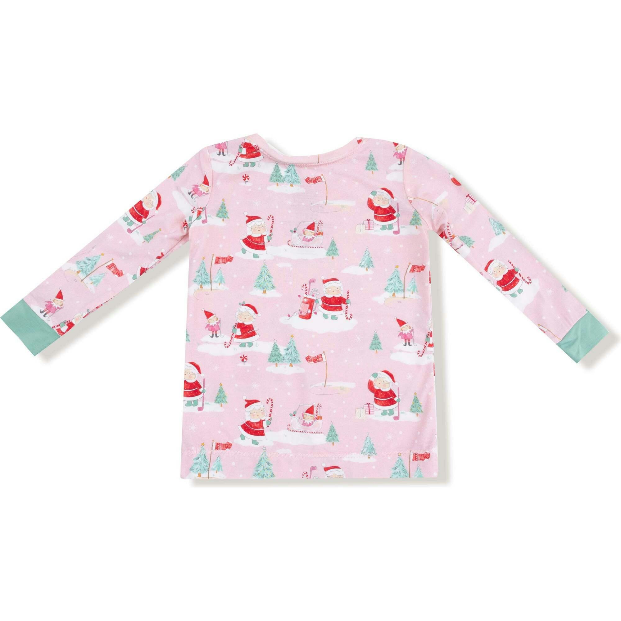 Golfing Mrs. Claus and Elves - Long Sleeve Loungewear Set
