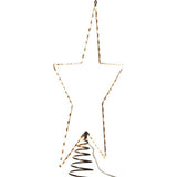 17.5-Inch Metal Lighted LED Star Treetop