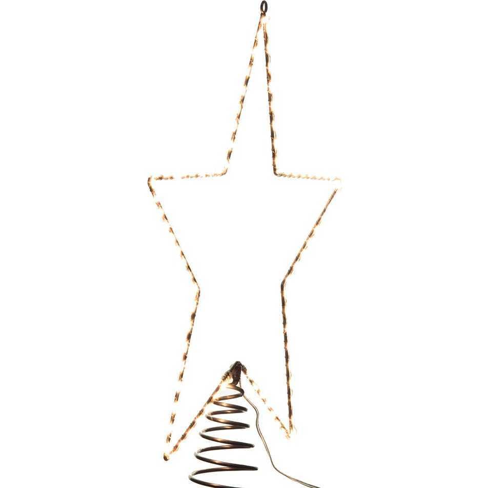 17.5-Inch Metal Lighted LED Star Treetop