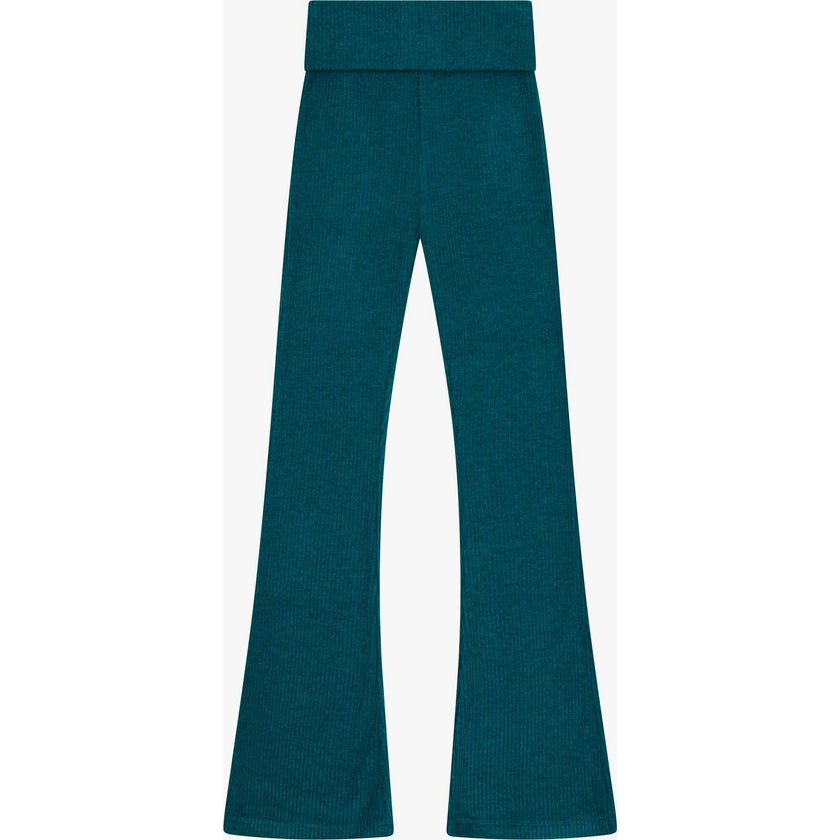 Tenly Hacci Rib Waisted Flared Pants