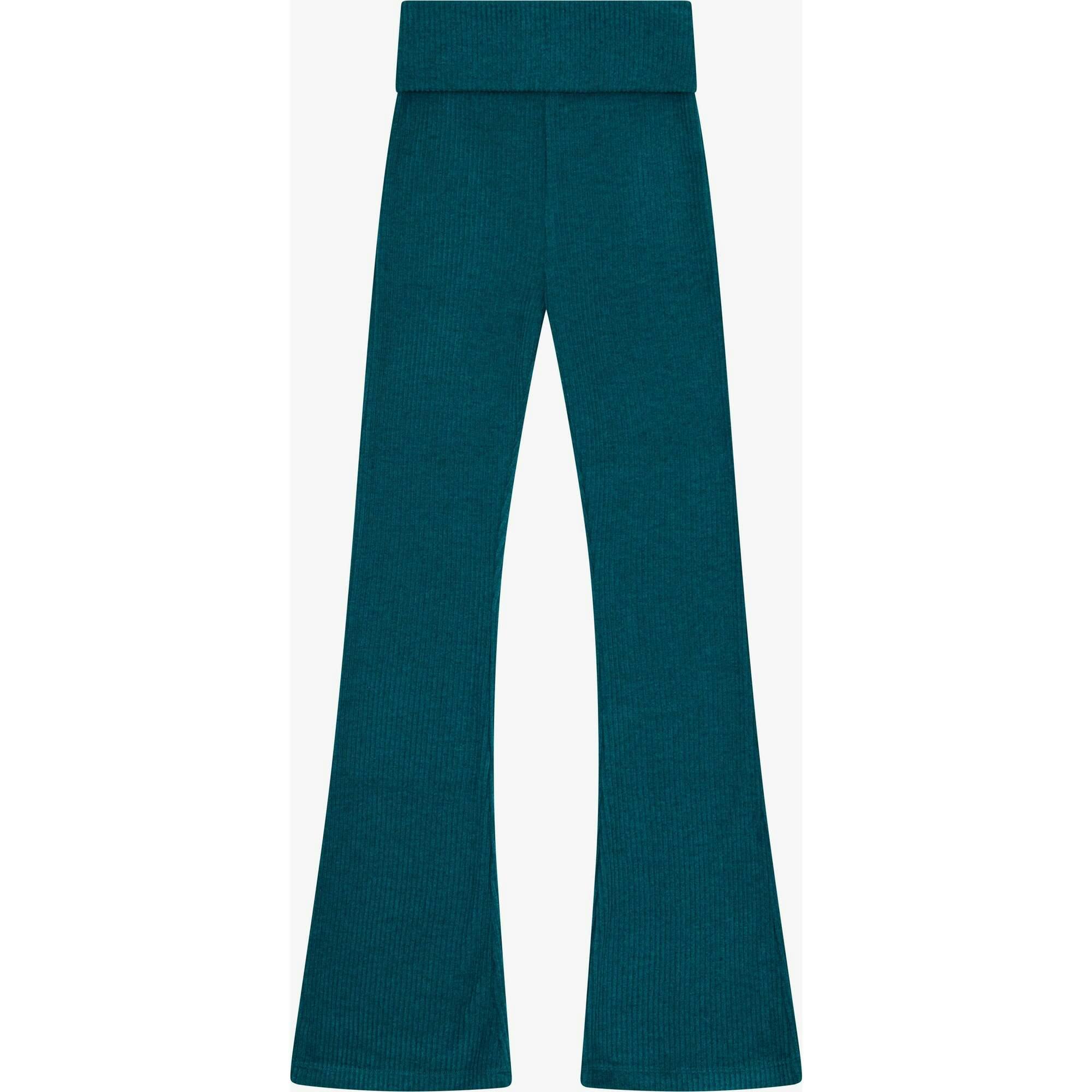Tenly Hacci Rib Waisted Flared Pants